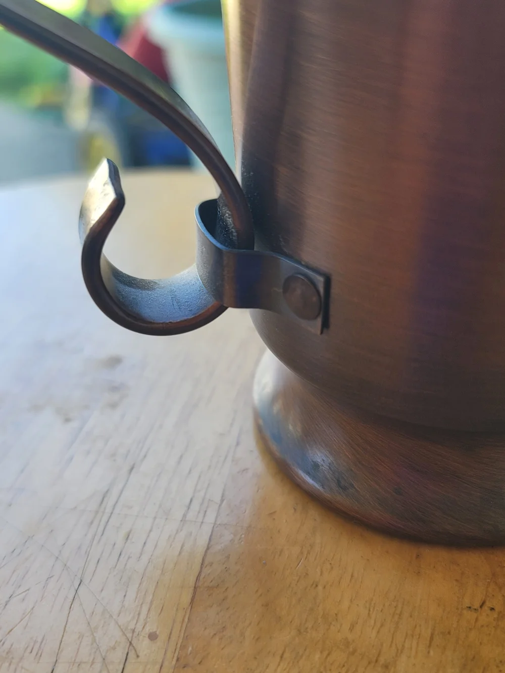 Vintage Glencroft Copper Beer Stein Mug with Decorative Handle - Brown